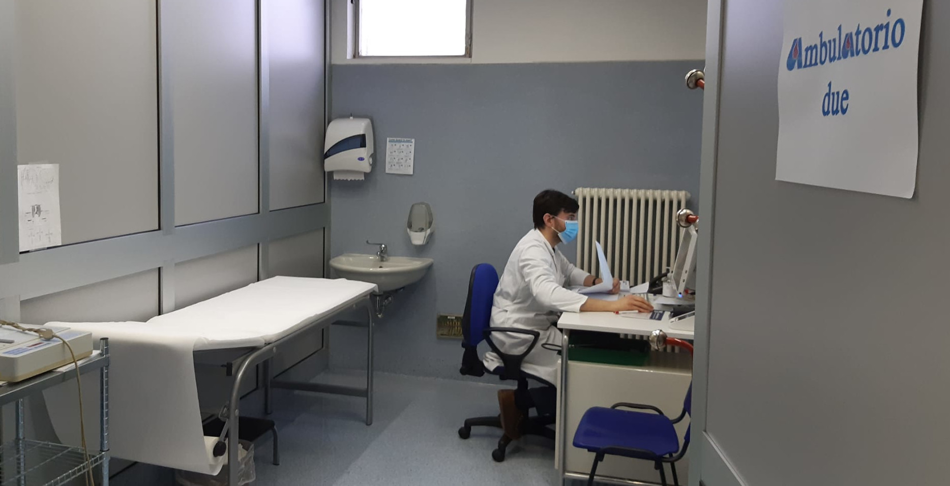 Interno dell'ambulatorio medico